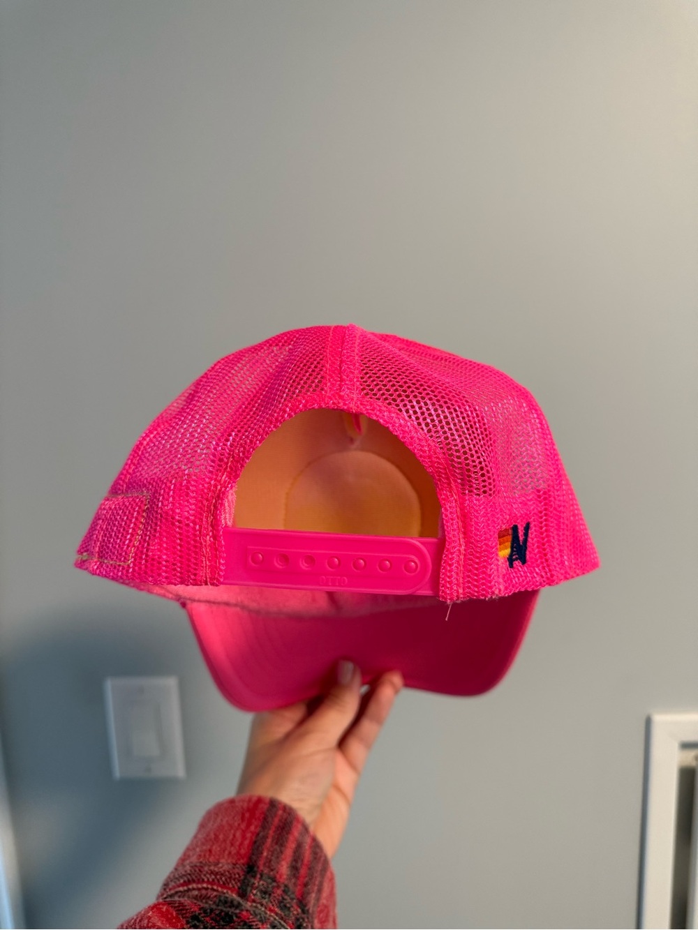 Aviator Nation Neon Pink Trucker Hag - Picture 4 of 4
